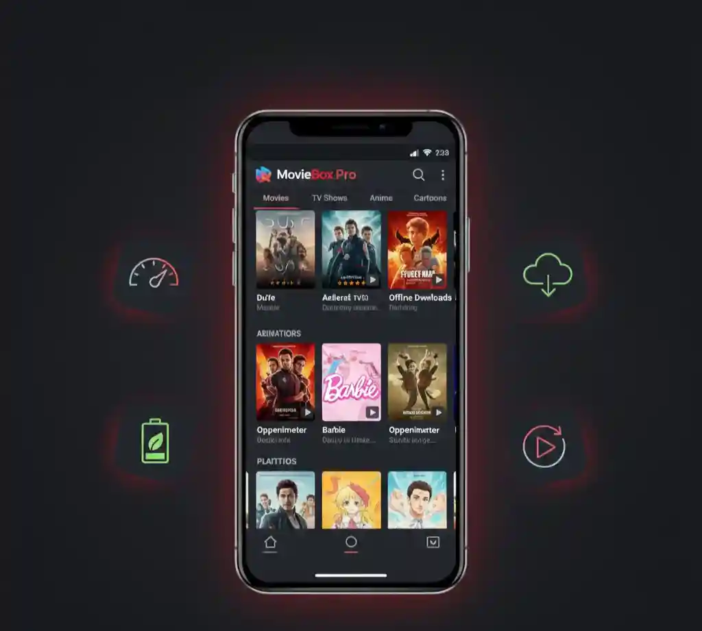 Moviebox Pro APK 2 MovieBox Pro APK app interface