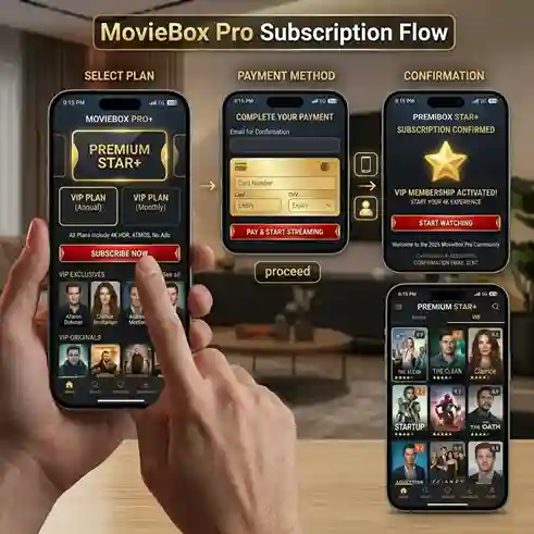 MovieBox Pro VIP – Complete Guide 2026 4 MovieBox Pro VIP app interface